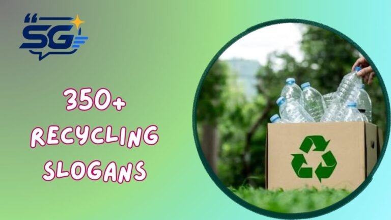 Recycling Slogans