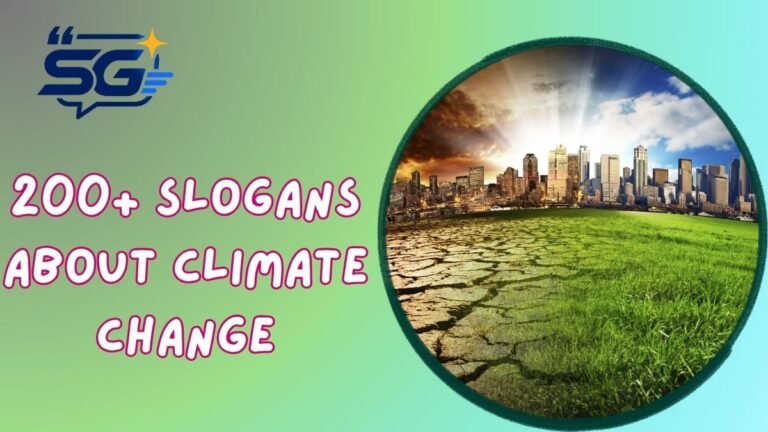 Slogans about Climate Change