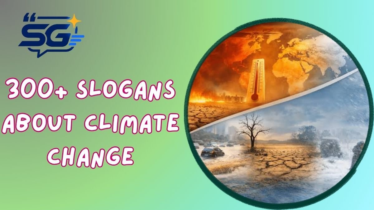 Slogans about Climate Change